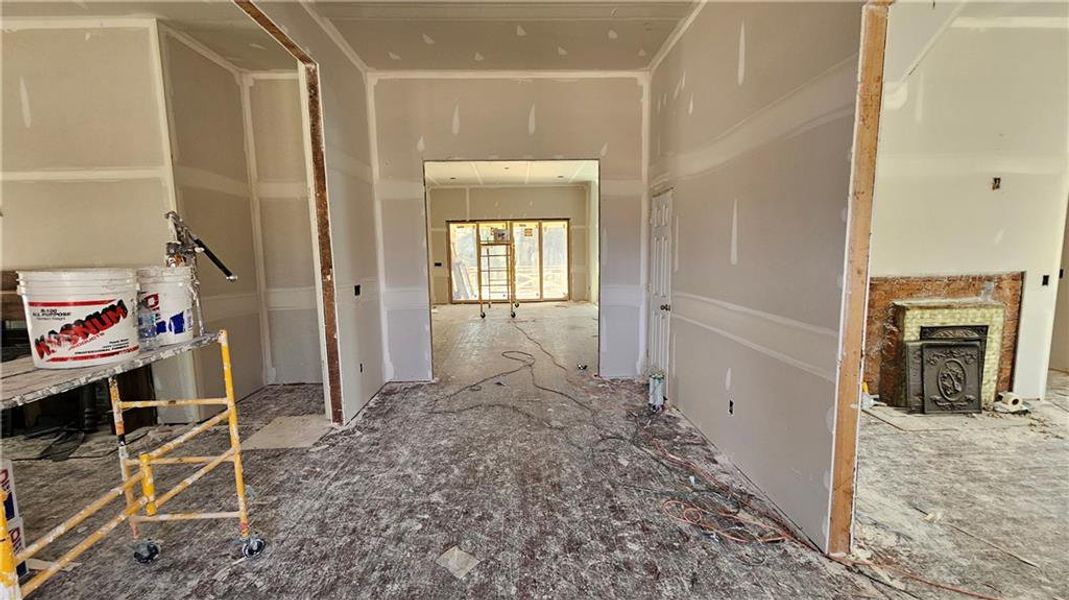 In-progress construction of a new home in , Marietta, GA (Image 20).