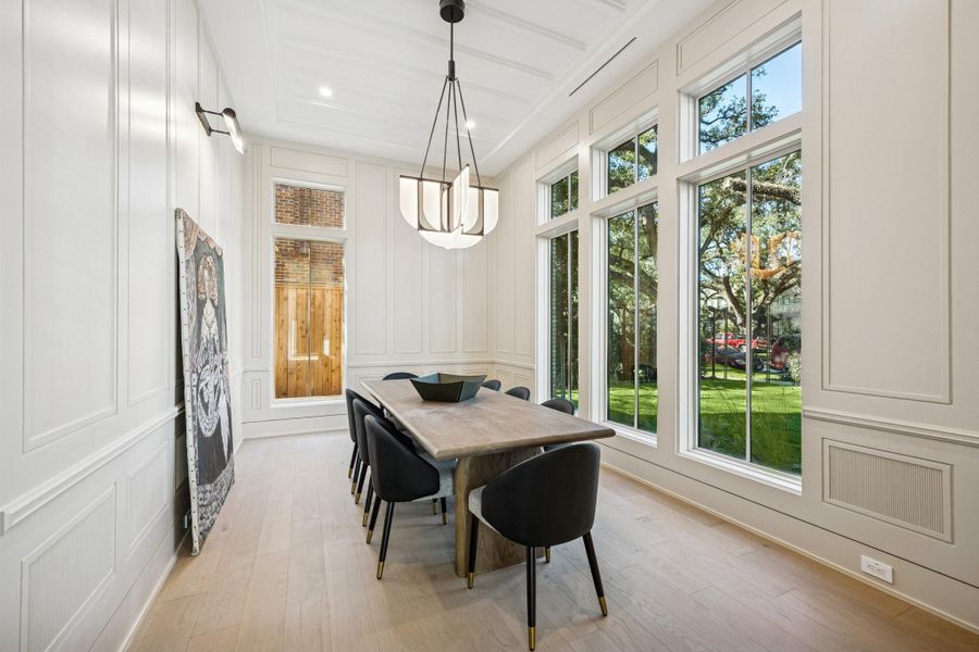 Furnished interior view inside a new home in , Houston (Image 10).