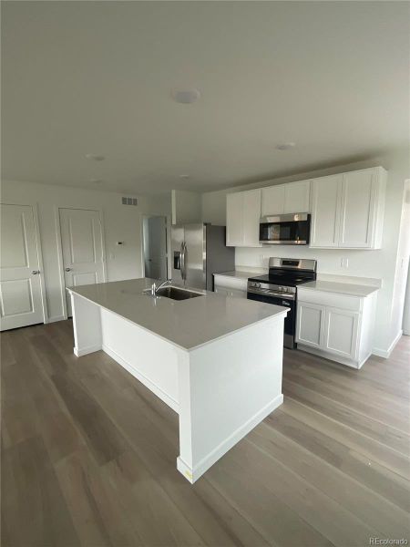 Furnished interior view inside a new home in , Colorado Springs (Image 3).