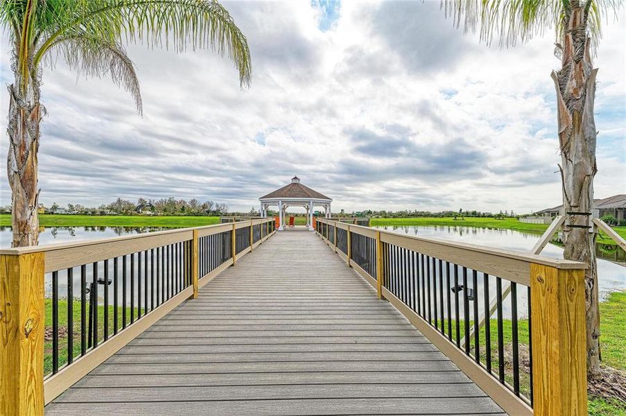 Exterior details and patio area of a home in , Parrish (Image 37).