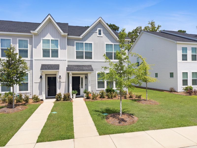Front exterior of a new home in , Summerville, SC, highlighting curb appeal (Image 22). Front exterior of a new home in , Summerville, SC, highlighting curb appeal (Image 22).