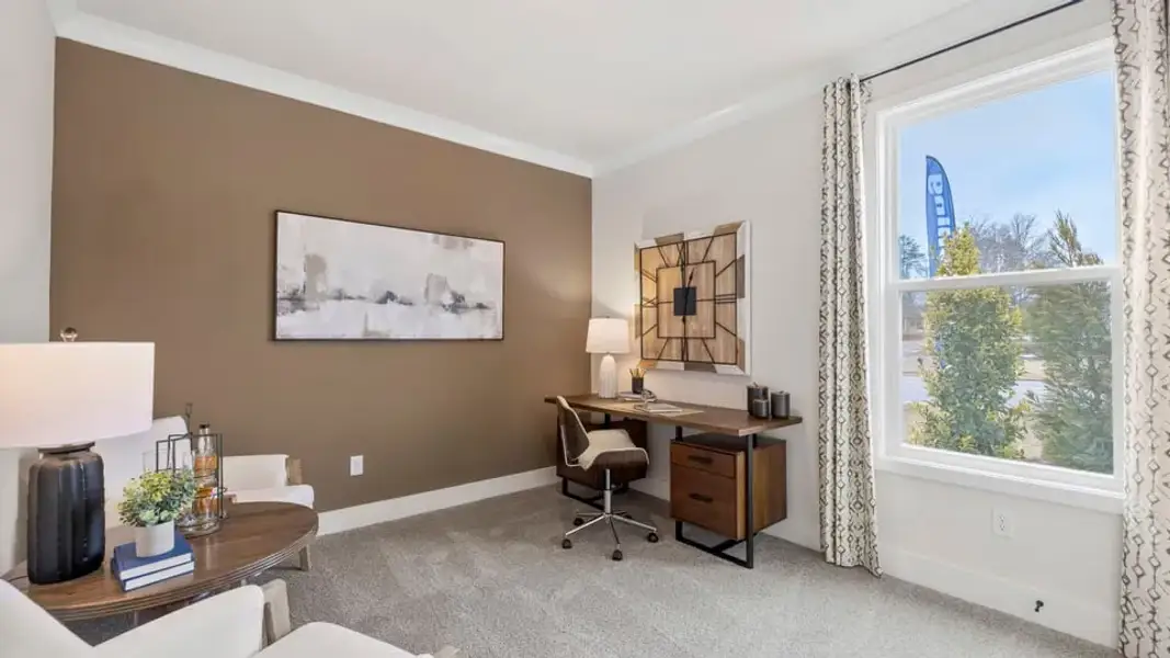 Furnished interior view inside a new home in Cottonwood Ridge, Piedmont (Image 12).