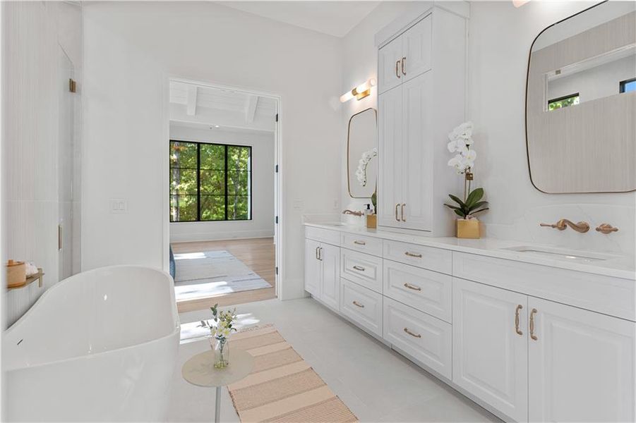 Furnished interior view inside a new home in , Greensboro (Image 41).