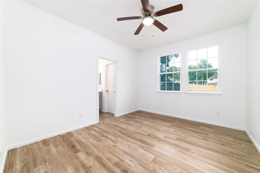 Bedroom 2 with attached bathroom and large closet. Bedroom 2 with attached bathroom and large closet.