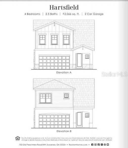 Exterior rendering of this home design in Emerald Fields, Hudson, FL (Image 4).