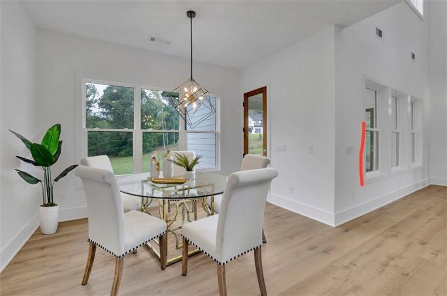 Furnished interior view inside a new home in , Canton (Image 7).