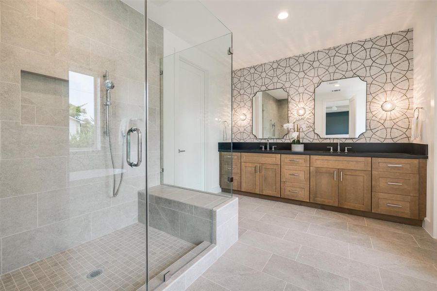 Furnished interior view inside a new home in , Houston (Image 31).