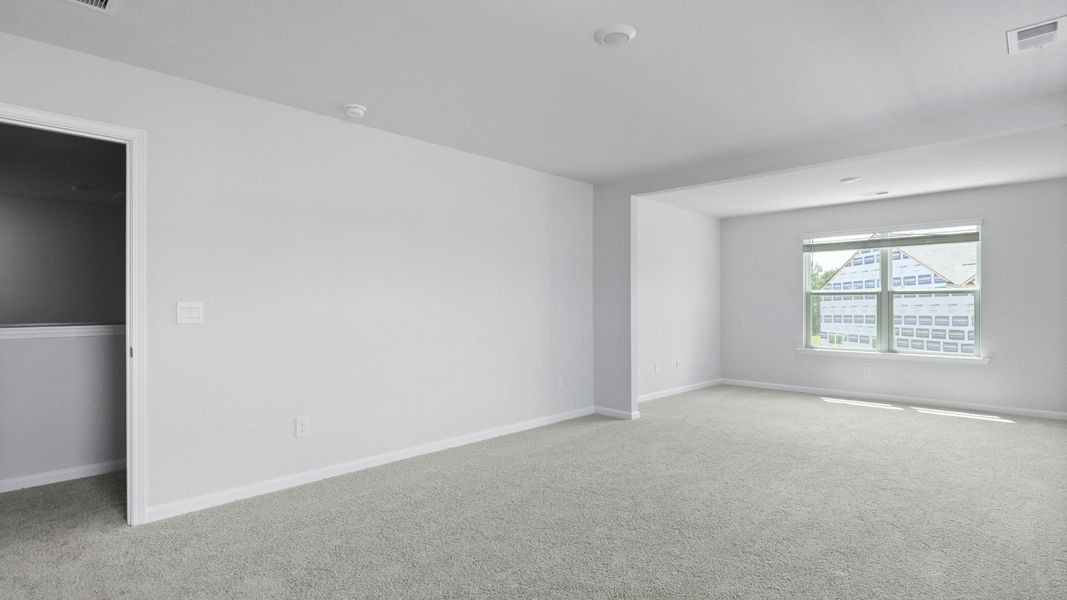 Representative unfurnished interior of a home built from the HALTON by D.R. Horton in Carolina Groves, Moncks Corner (Image 19). Representative unfurnished interior of a home built from the HALTON by D.R. Horton in Carolina Groves, Moncks Corner (Image 19).