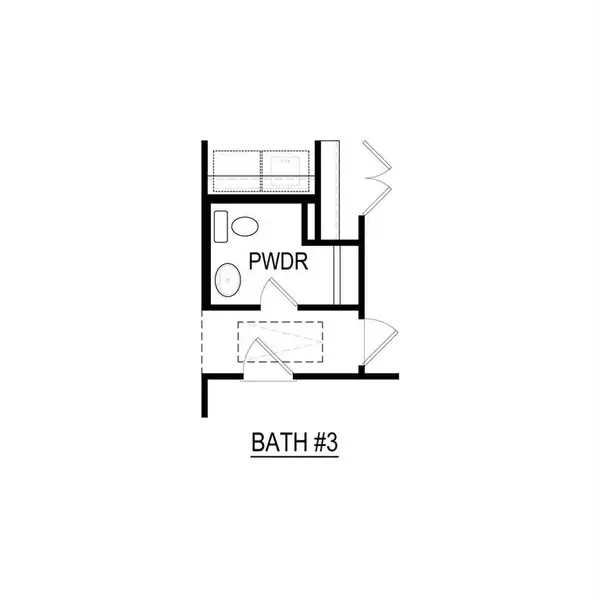 2D floor plan layout of this home in Southridge, McKinney, TX (Image 4).