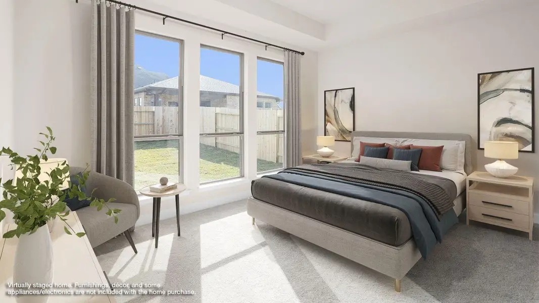 Furnished interior view inside a new home in Escondido 50', Magnolia (Image 7).