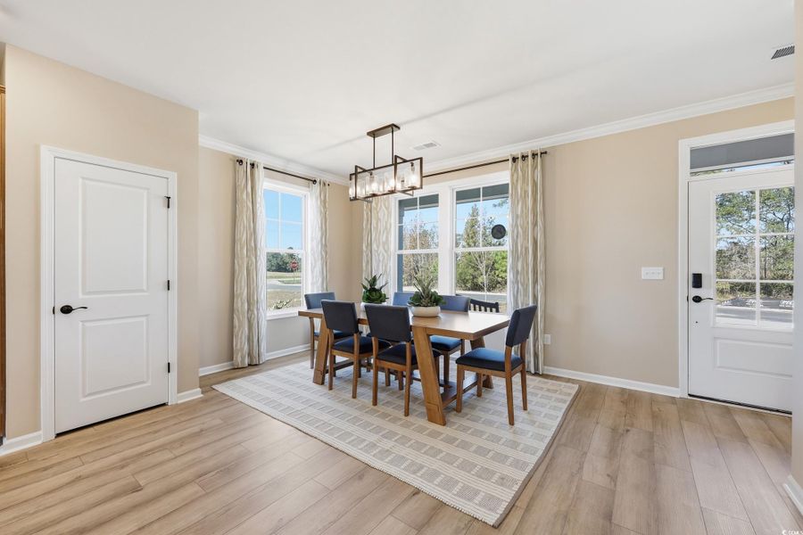 Furnished interior view inside a new home in Westwood Reserve, Conway (Image 6). Furnished interior view inside a new home in Westwood Reserve, Conway (Image 6).