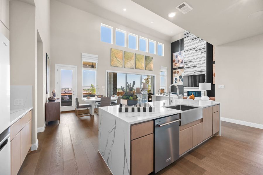 Furnished interior view inside a new home in Sweetgrass, Haslet (Image 11).