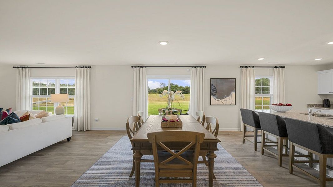 Representative furnished interior of a home built from the GALEN by D.R. Horton in English Farm, Archdale (Image 29).