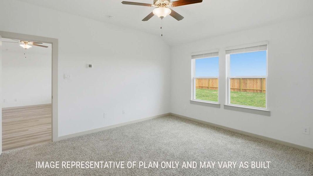 Representative unfurnished interior of a home built from the Elgin by D.R. Horton in Reserve at Mallard Lakes, Orange (Image 15).