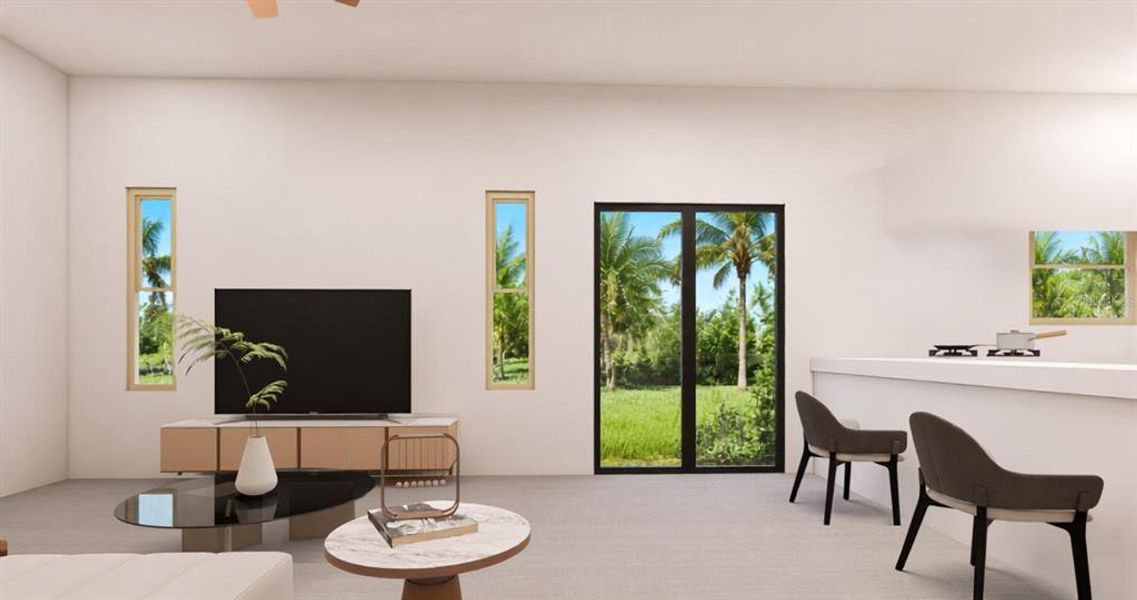Furnished interior view inside a new home in , Port Charlotte (Image 10).