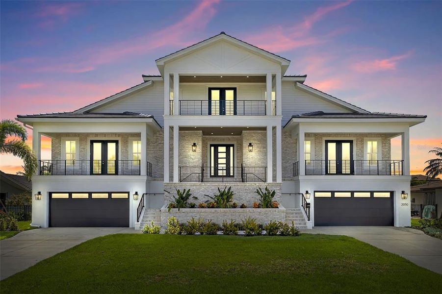 Front exterior of a new home in , St. Petersburg, FL, highlighting curb appeal (Image 24).