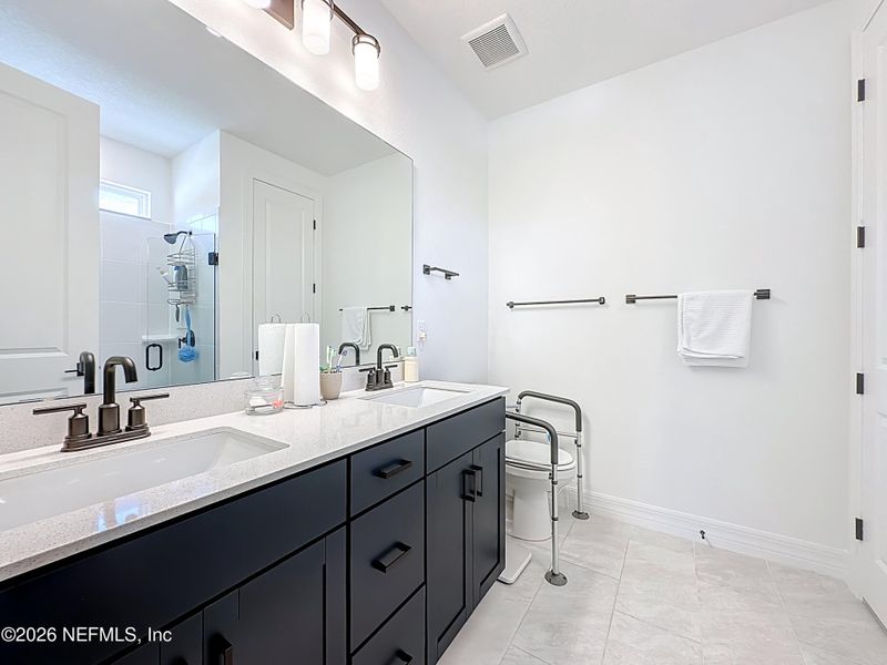 Furnished interior view inside a new home in Hawthorn Park at Wildlight, Yulee (Image 31).