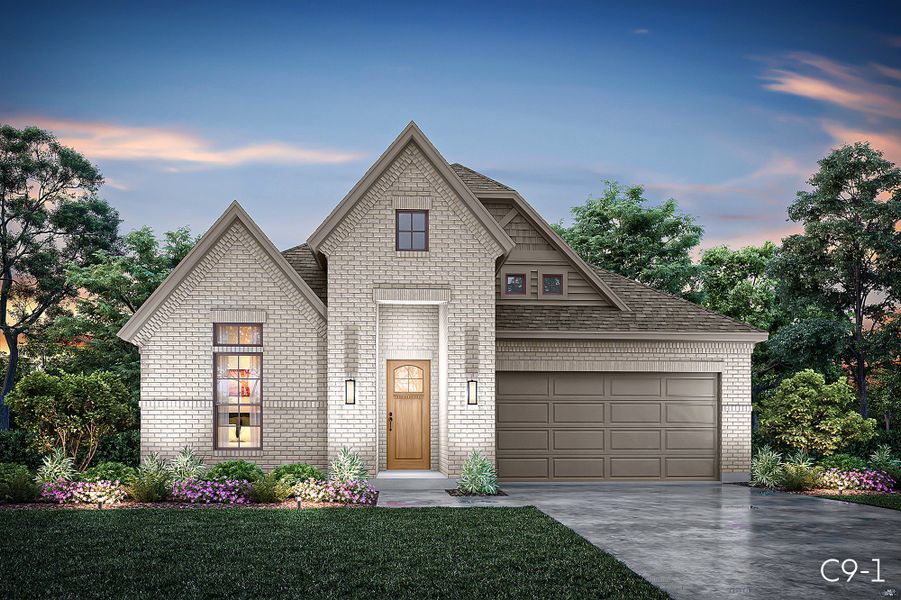 Representative exterior photo of a completed home built from the Sorrento by John Houston Homes in The Retreat - Phase 1, Waxahachie, TX (Image 1). Representative exterior photo of a completed home built from the Sorrento by John Houston Homes in The Retreat - Phase 1, Waxahachie, TX (Image 1).