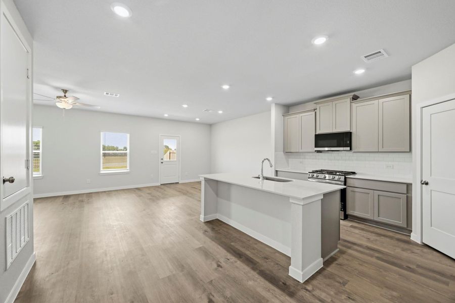 Furnished interior view inside a new home in Paloma at Sanford Farms, Waller (Image 12).