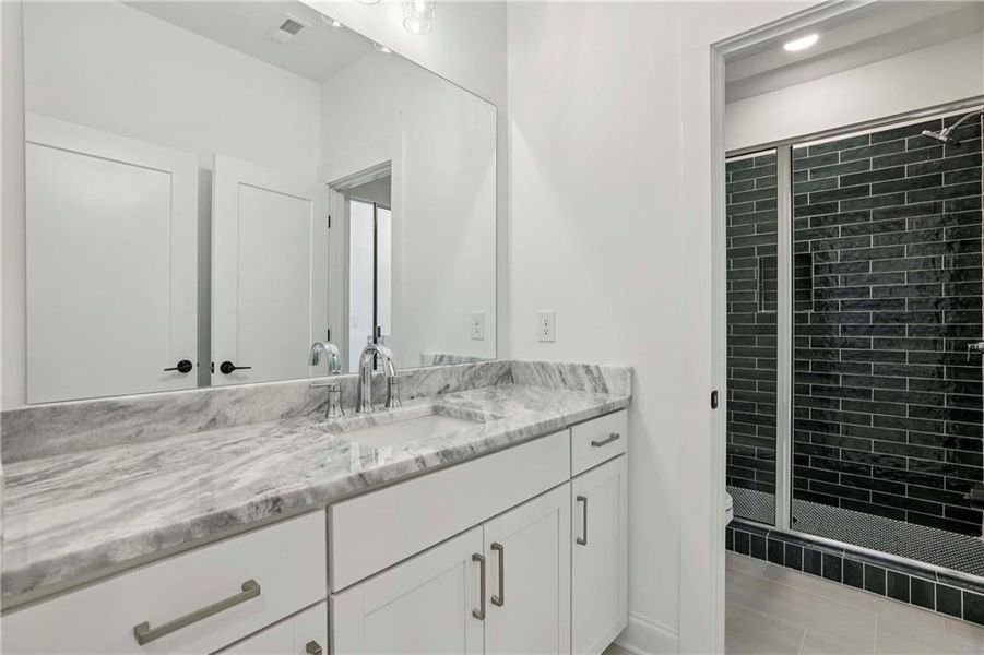 Furnished interior view inside a new home in , Cumming (Image 13). Furnished interior view inside a new home in , Cumming (Image 13).