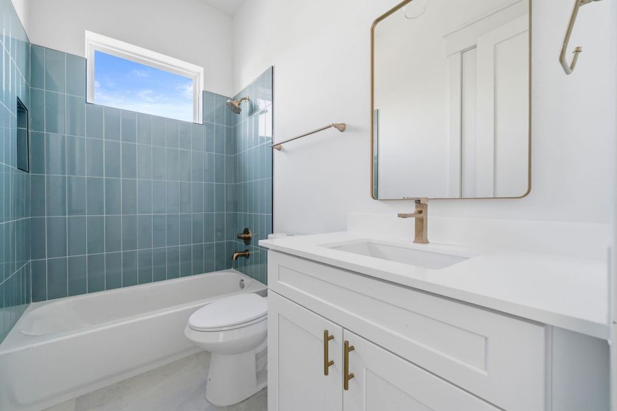 Furnished interior view inside a new home in , Houston (Image 17).