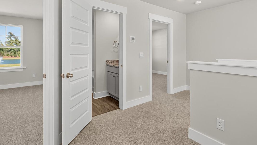 Spacious, unfurnished interior of a new home in Indigo Preserve Townhomes, Leland (Image 27).