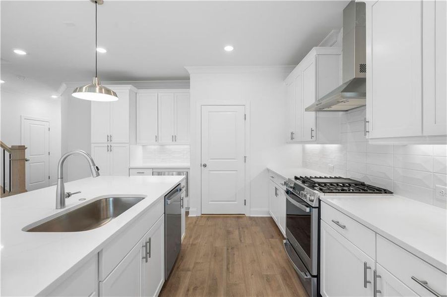 Furnished interior view inside a new home in Millcroft Townhomes, Buford (Image 8).
