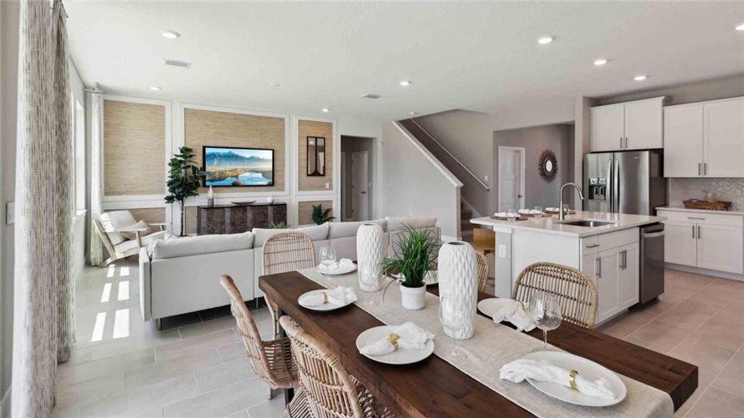 Furnished interior view inside a new home in Waterford, Brooksville (Image 24).