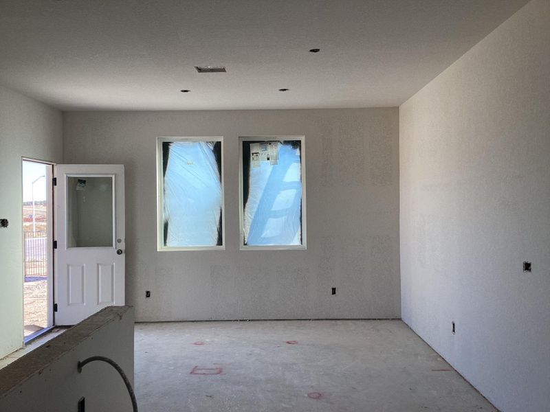 In-progress construction of a new home in The Homestead at Lariat, Liberty Hill, TX (Image 13).