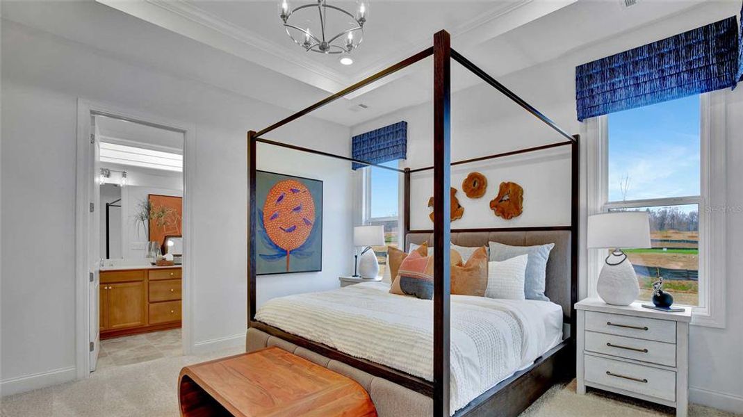 Furnished interior view inside a new home in , Deland (Image 18).