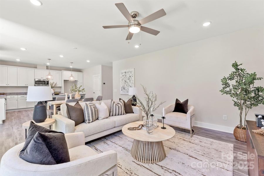 Furnished interior view inside a new home in , Gastonia (Image 29).