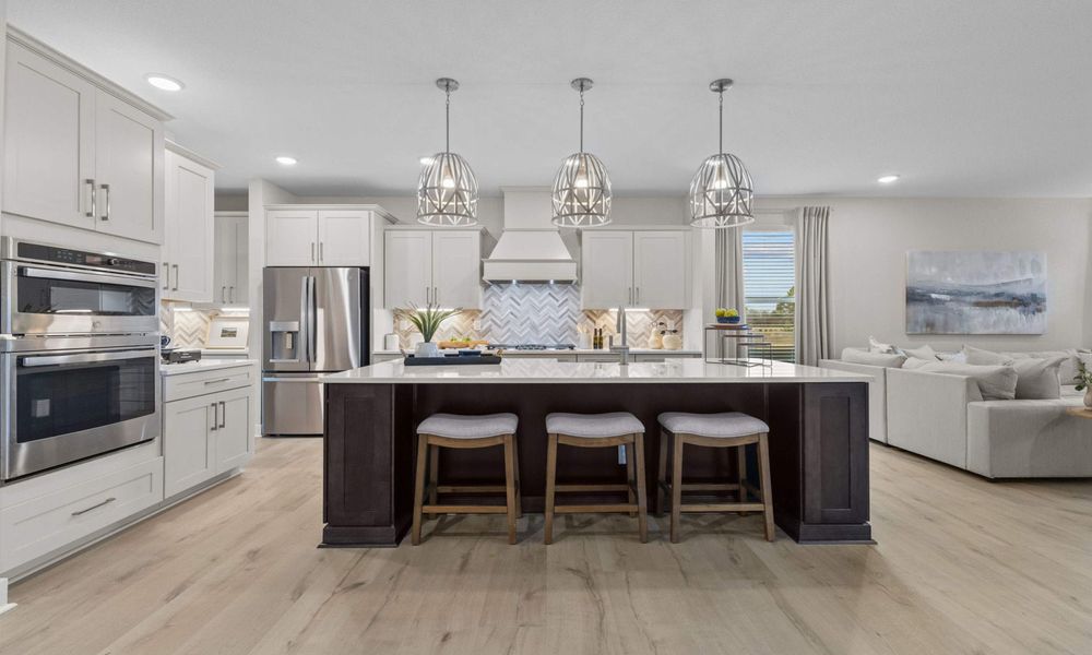 Representative furnished interior of a home built from the The Mangrove by Chesapeake Homes in Coastal Club of the Carolinas, Calabash (Image 9).