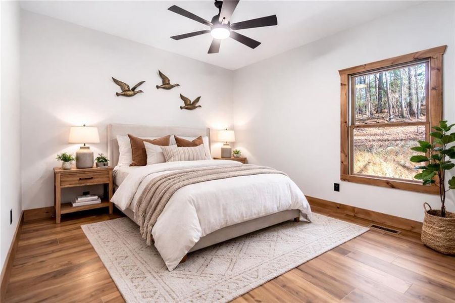Furnished interior view inside a new home in , Ellijay (Image 13).