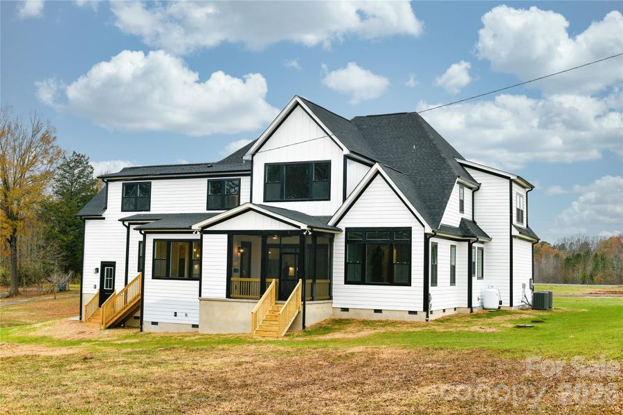 Exterior details and patio area of a home in , Statesville (Image 19).