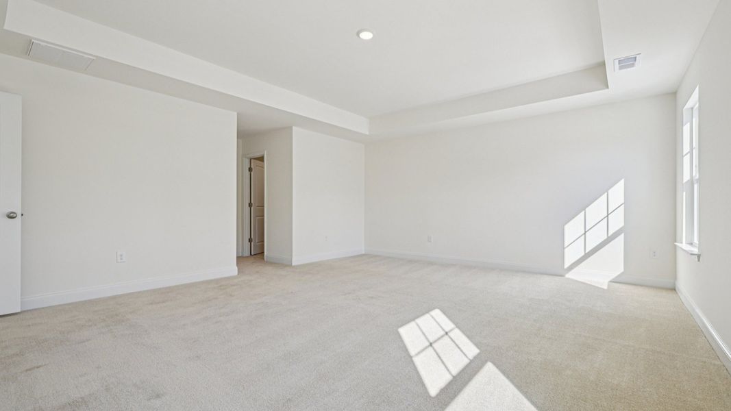 Representative furnished interior of a home built from the Wagener by DRB Homes in Station Pointe, Angier (Image 30).