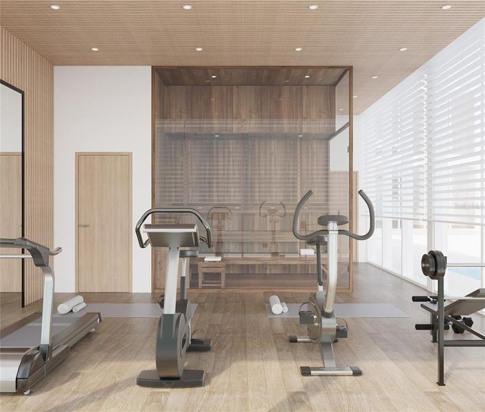 Furnished interior view inside a new home in , Sarasota (Image 3).