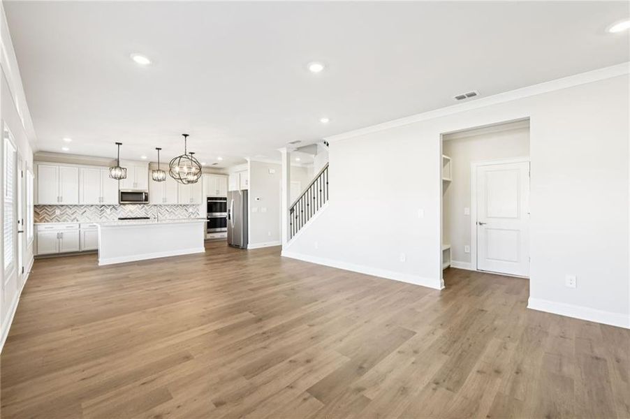 Spacious, unfurnished interior of a new home in River Pointe, Monroe (Image 45).