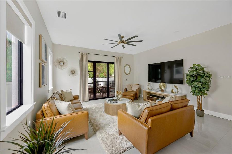 Furnished interior view inside a new home in , Tampa (Image 5).