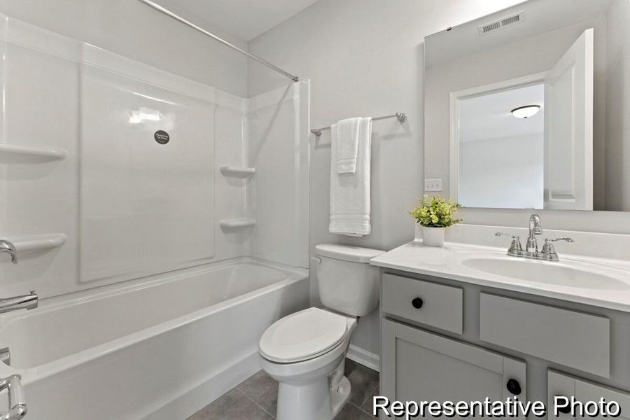 Furnished interior view inside a new home in Homecoming, Ravenel (Image 7).