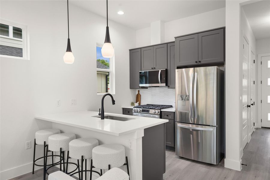 Furnished interior view inside a new home in , Austin (Image 11).