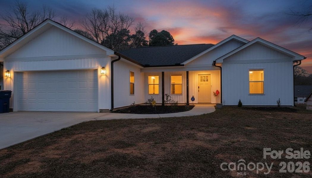 Front exterior of a new home in , Albemarle, NC, highlighting curb appeal (Image 13). Front exterior of a new home in , Albemarle, NC, highlighting curb appeal (Image 13).