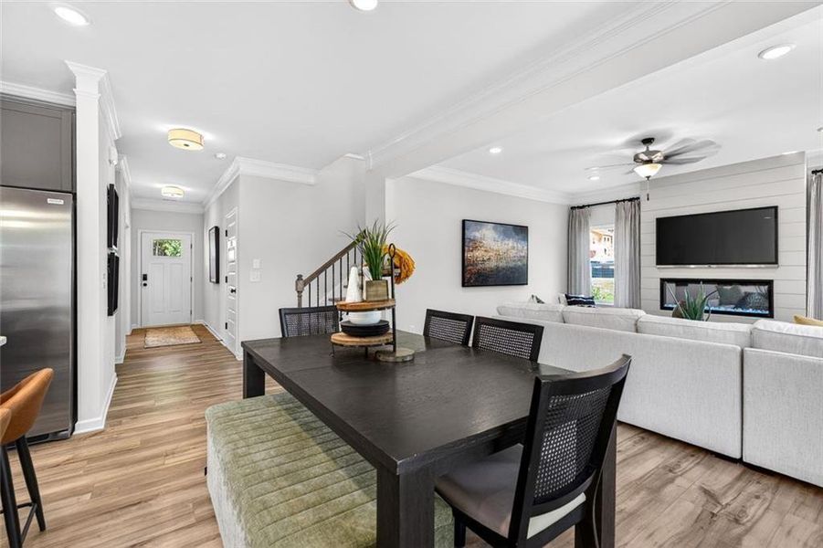 Furnished interior view inside a new home in Sagebrook, Powder Springs (Image 7).
