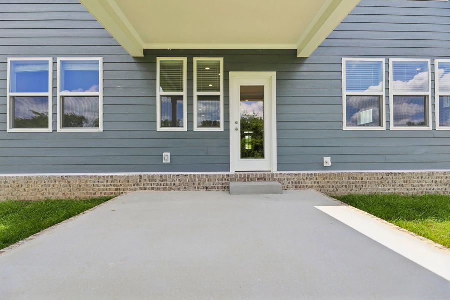 Rear Covered Patio