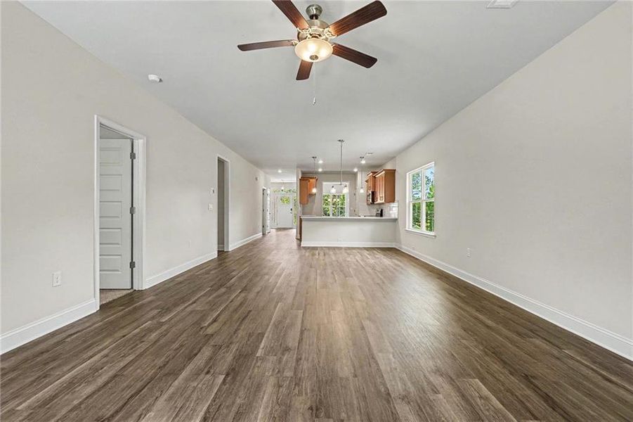 Spacious, unfurnished interior of a new home in The Fields of Walnut Creek, Pendergrass (Image 22). Spacious, unfurnished interior of a new home in The Fields of Walnut Creek, Pendergrass (Image 22).