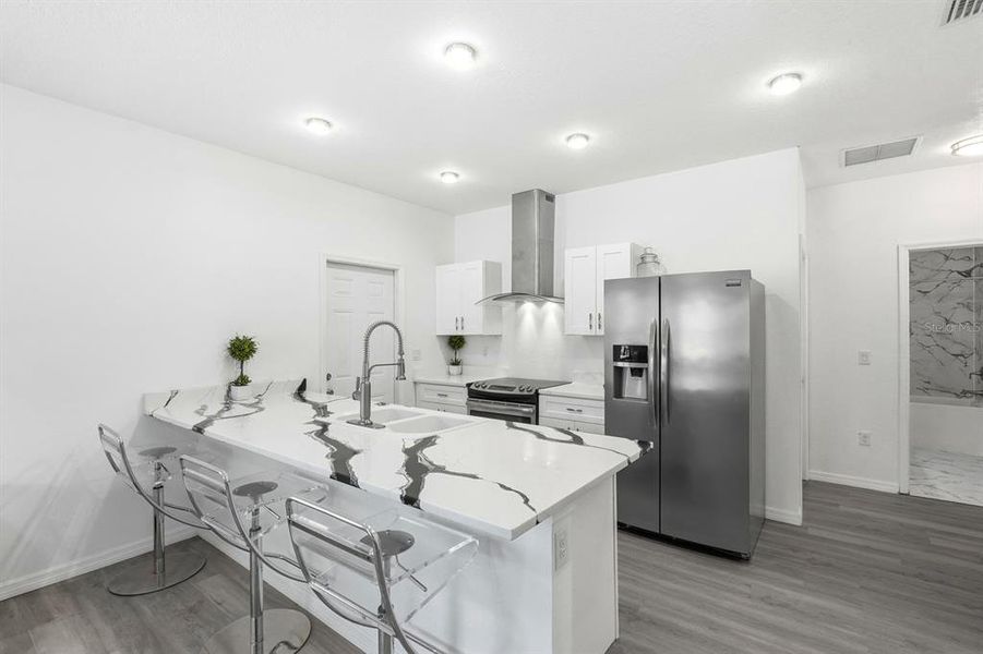 Furnished interior view inside a new home in , Daytona Beach (Image 8). Furnished interior view inside a new home in , Daytona Beach (Image 8).