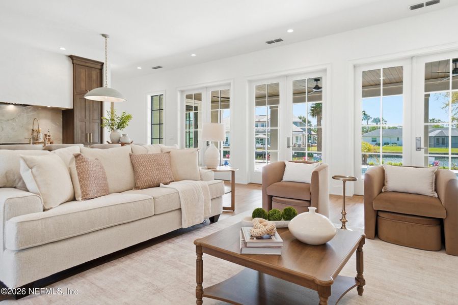 Furnished interior view inside a new home in , Ponte Vedra Beach (Image 12).