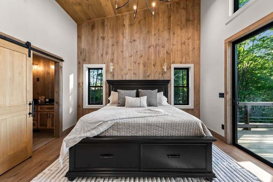 Furnished interior view inside a new home in , Blue Ridge (Image 16).