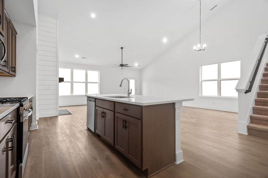 Representative furnished interior of a home built from the The Ridgeport M by Davidson Homes LLC in Parks at Foster Crossing, Anna (Image 10).