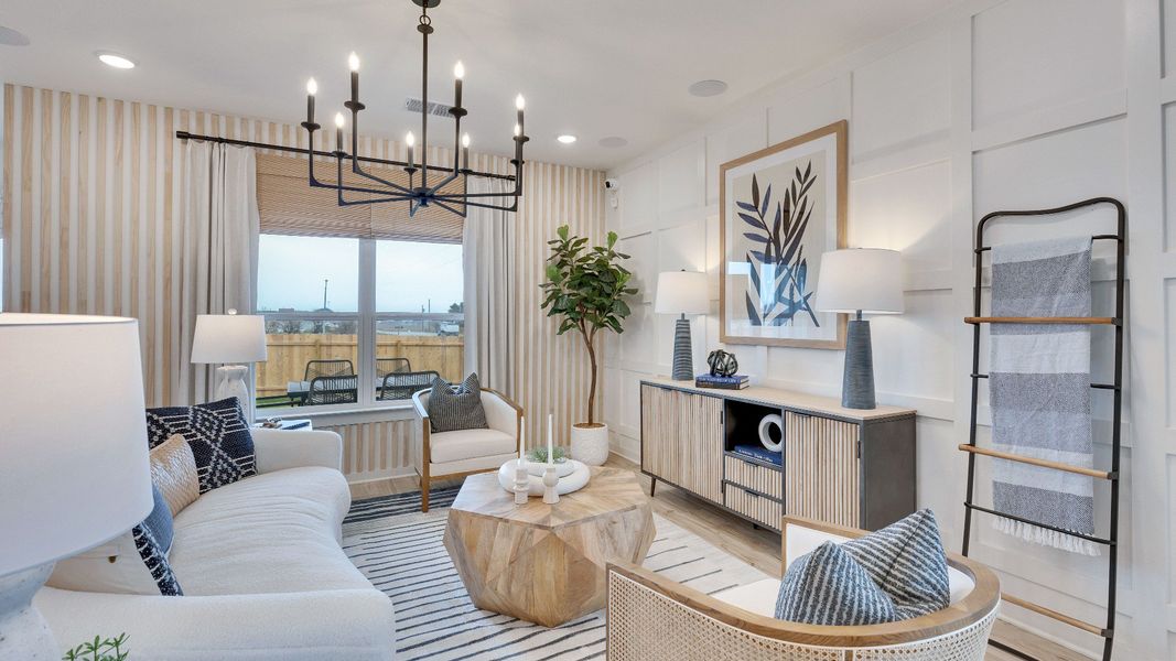 Representative furnished interior of a home built from the Meyerson by DRB Homes in Spring Creek, Taylor (Image 11).