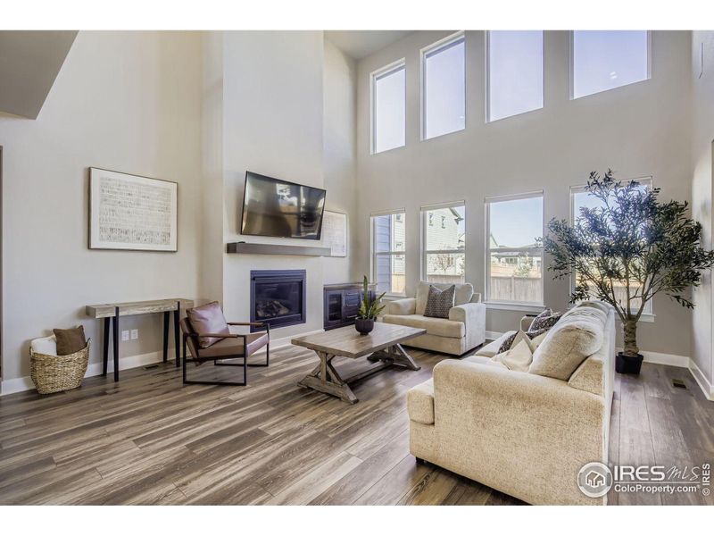 Furnished interior view inside a new home in , Timnath (Image 12).